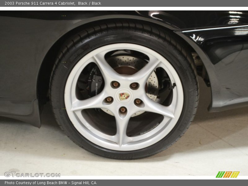 Black / Black 2003 Porsche 911 Carrera 4 Cabriolet
