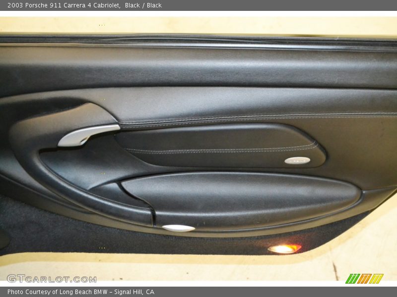 Black / Black 2003 Porsche 911 Carrera 4 Cabriolet
