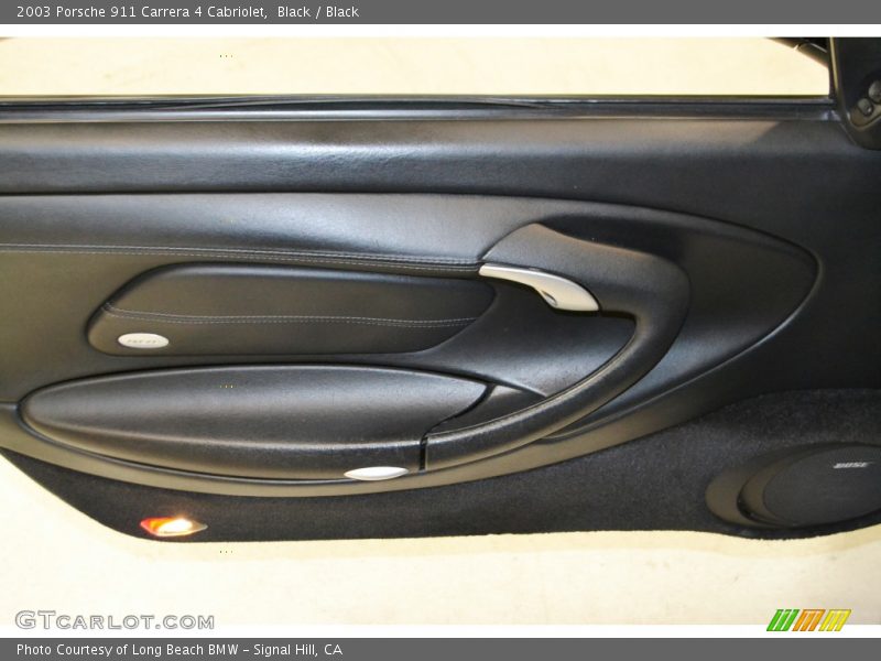 Black / Black 2003 Porsche 911 Carrera 4 Cabriolet