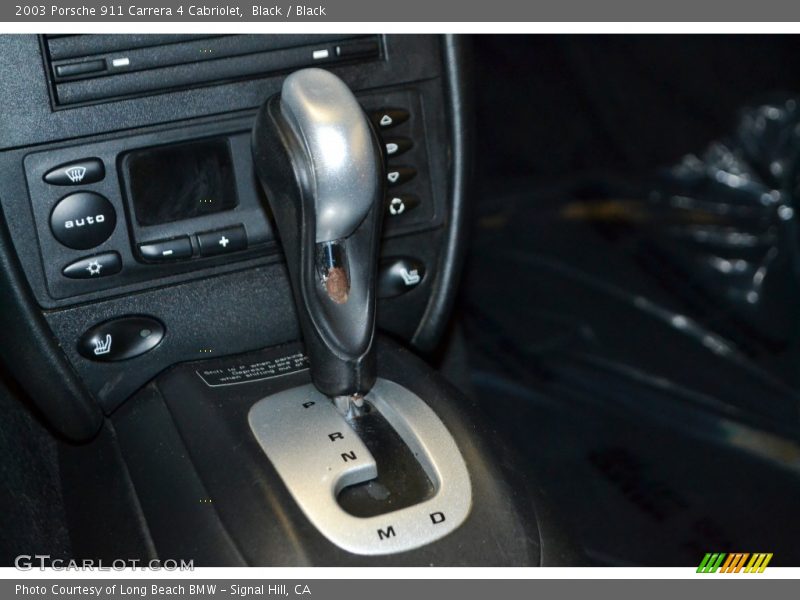 Black / Black 2003 Porsche 911 Carrera 4 Cabriolet