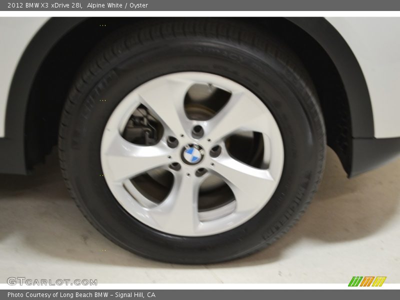 Alpine White / Oyster 2012 BMW X3 xDrive 28i
