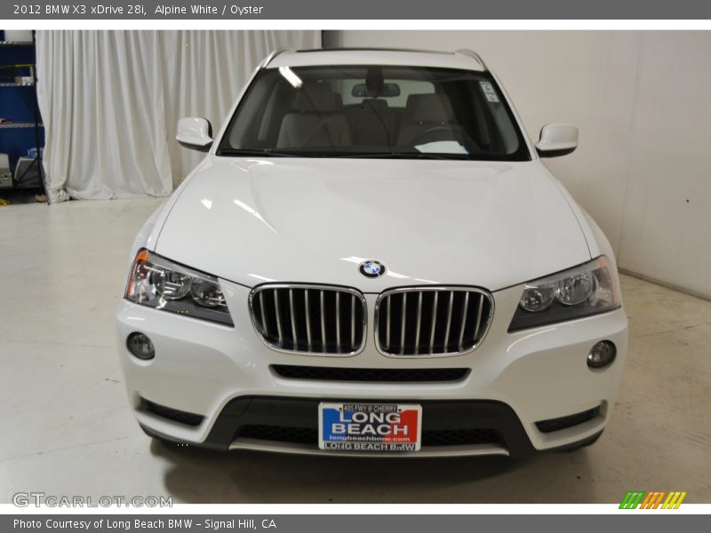 Alpine White / Oyster 2012 BMW X3 xDrive 28i