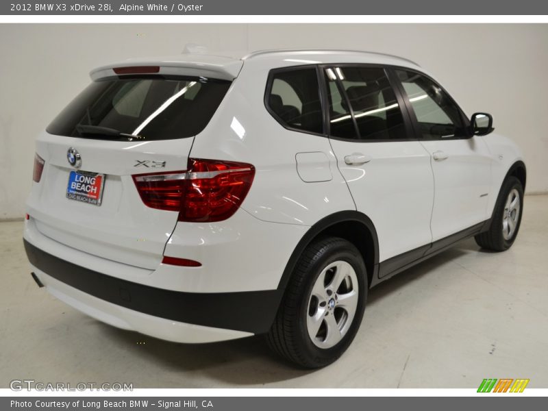 Alpine White / Oyster 2012 BMW X3 xDrive 28i
