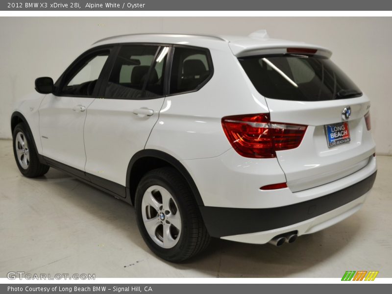 Alpine White / Oyster 2012 BMW X3 xDrive 28i