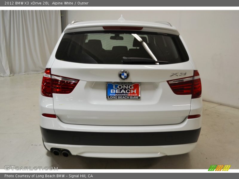Alpine White / Oyster 2012 BMW X3 xDrive 28i