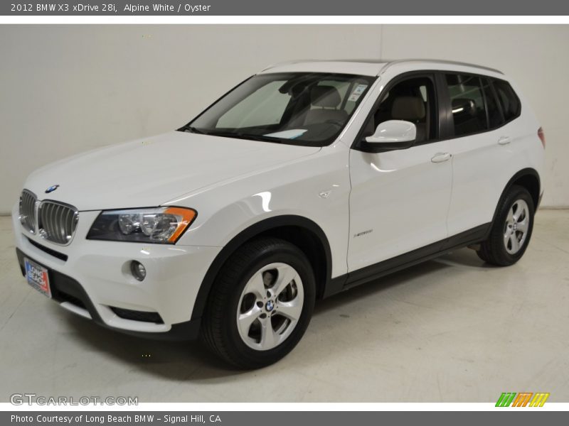 Alpine White / Oyster 2012 BMW X3 xDrive 28i