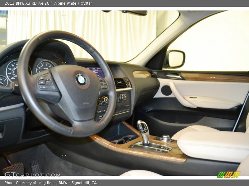 Alpine White / Oyster 2012 BMW X3 xDrive 28i