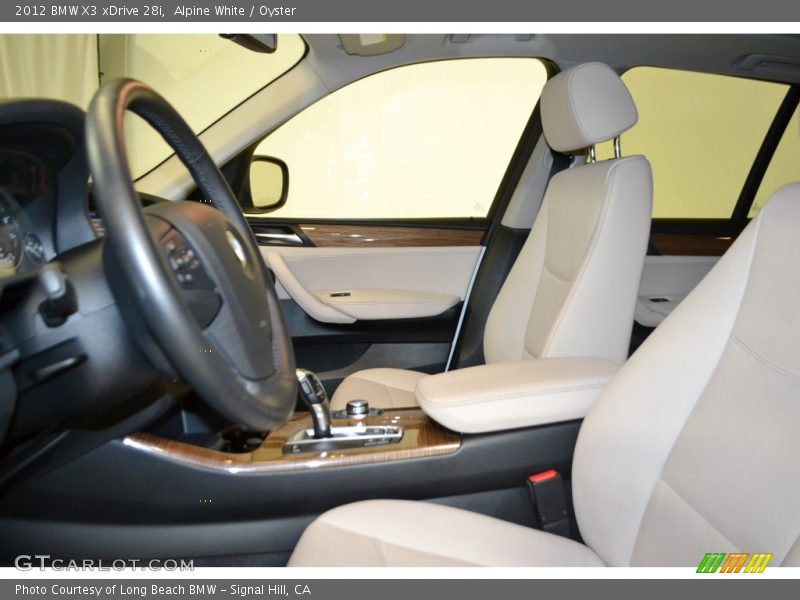Alpine White / Oyster 2012 BMW X3 xDrive 28i