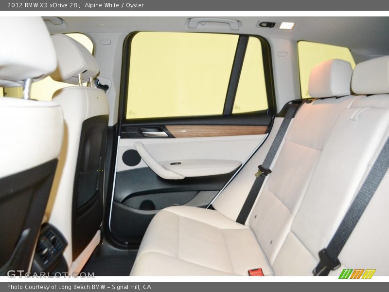 Alpine White / Oyster 2012 BMW X3 xDrive 28i
