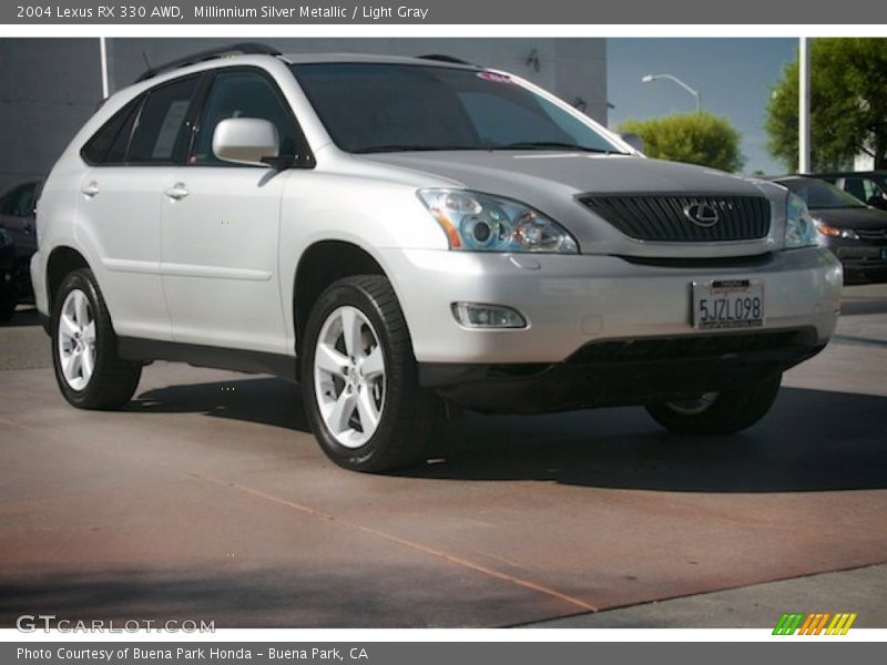Millinnium Silver Metallic / Light Gray 2004 Lexus RX 330 AWD