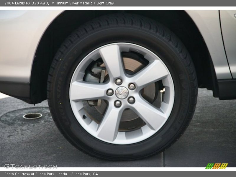 Millinnium Silver Metallic / Light Gray 2004 Lexus RX 330 AWD