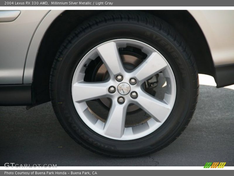 Millinnium Silver Metallic / Light Gray 2004 Lexus RX 330 AWD