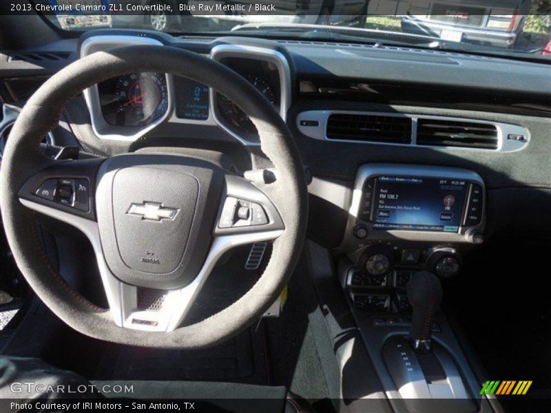 Blue Ray Metallic / Black 2013 Chevrolet Camaro ZL1 Convertible