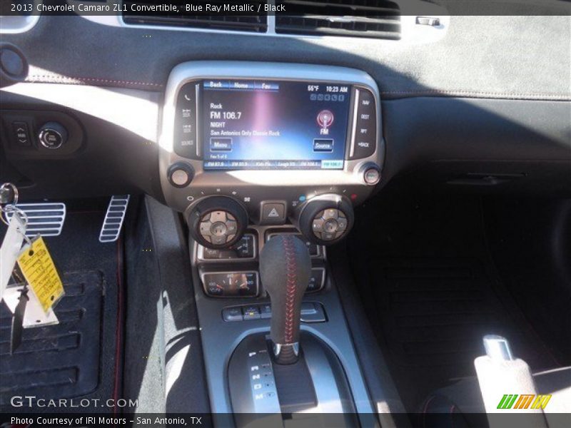 Blue Ray Metallic / Black 2013 Chevrolet Camaro ZL1 Convertible