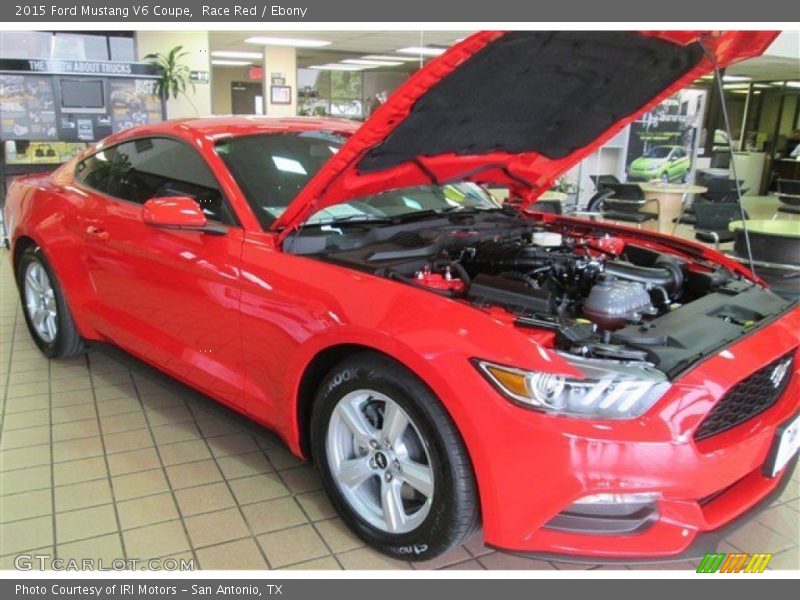 Race Red / Ebony 2015 Ford Mustang V6 Coupe