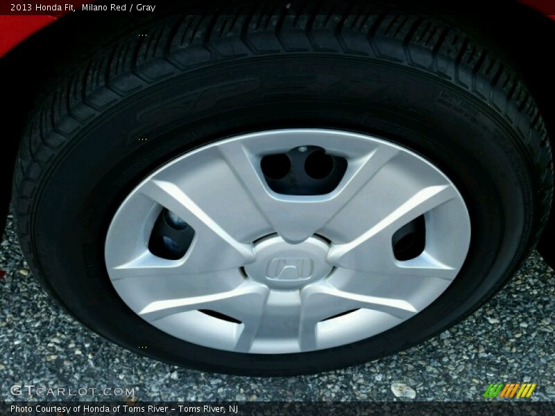 Milano Red / Gray 2013 Honda Fit