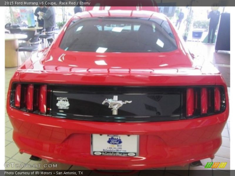 Race Red / Ebony 2015 Ford Mustang V6 Coupe