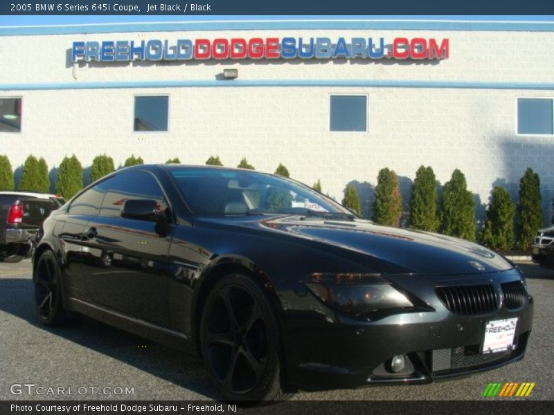Jet Black / Black 2005 BMW 6 Series 645i Coupe