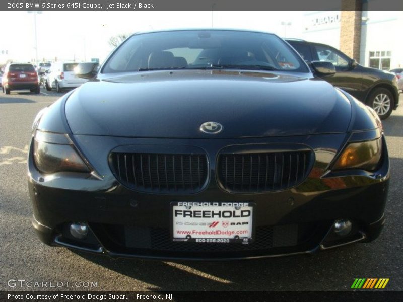 Jet Black / Black 2005 BMW 6 Series 645i Coupe