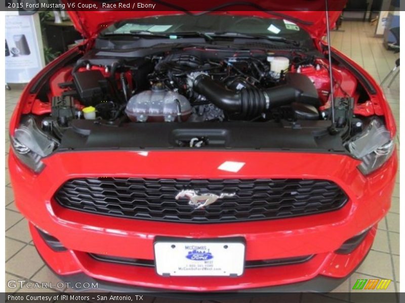 Race Red / Ebony 2015 Ford Mustang V6 Coupe