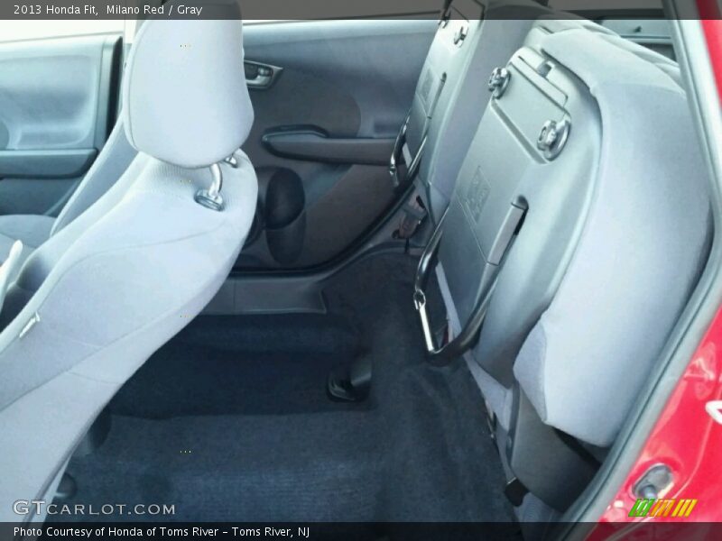 Milano Red / Gray 2013 Honda Fit