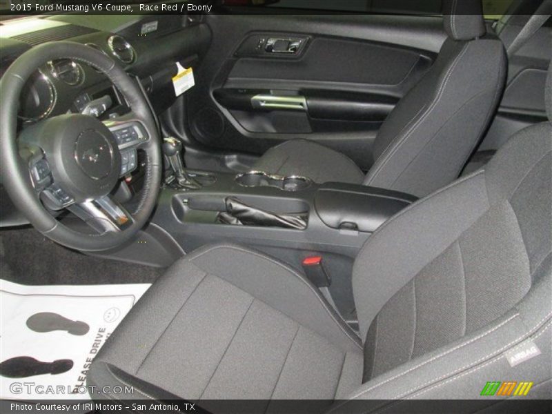 Race Red / Ebony 2015 Ford Mustang V6 Coupe