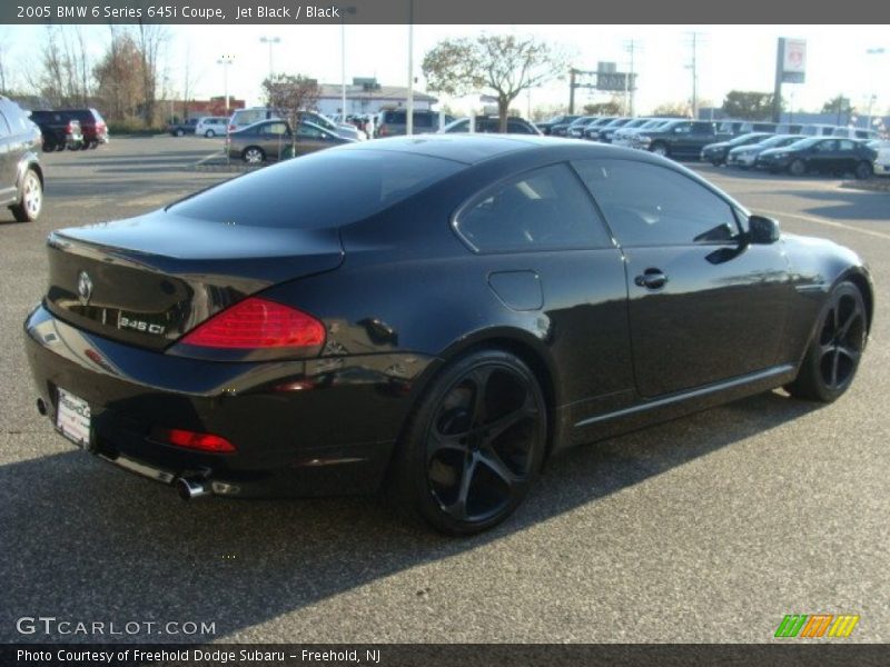Jet Black / Black 2005 BMW 6 Series 645i Coupe