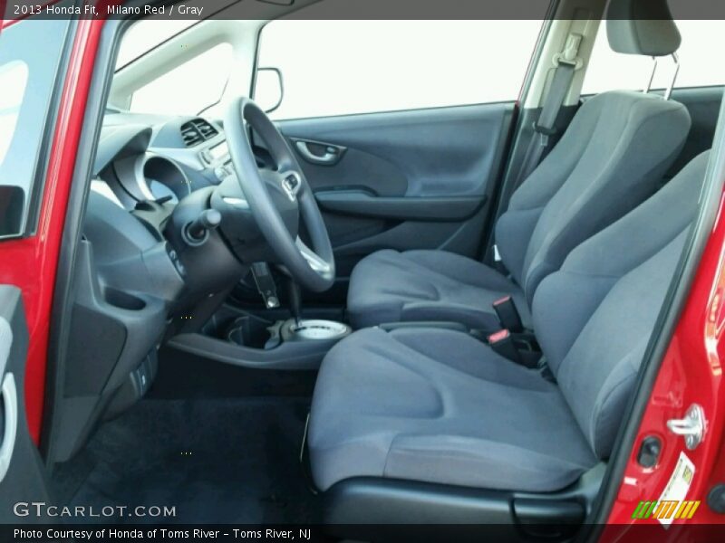 Milano Red / Gray 2013 Honda Fit