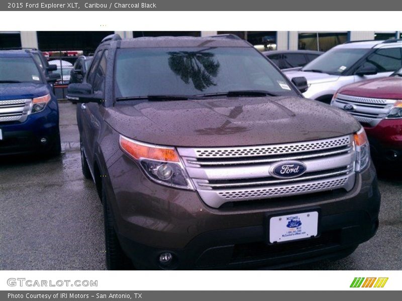 Caribou / Charcoal Black 2015 Ford Explorer XLT