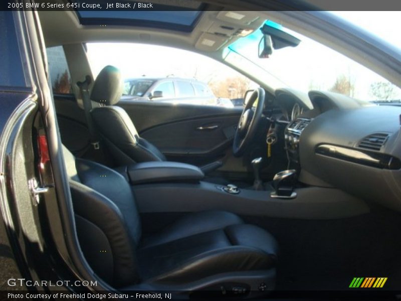 Jet Black / Black 2005 BMW 6 Series 645i Coupe