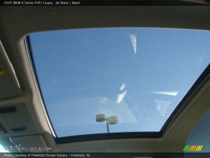 Jet Black / Black 2005 BMW 6 Series 645i Coupe