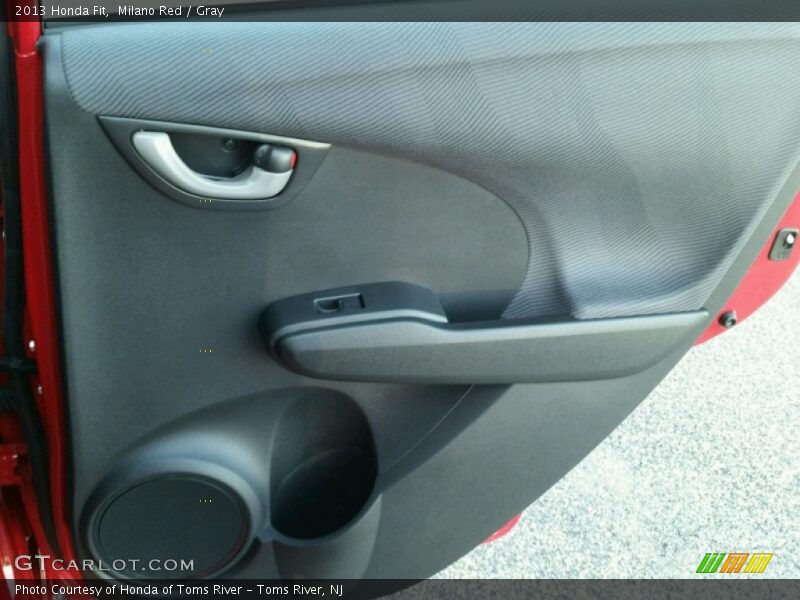 Milano Red / Gray 2013 Honda Fit