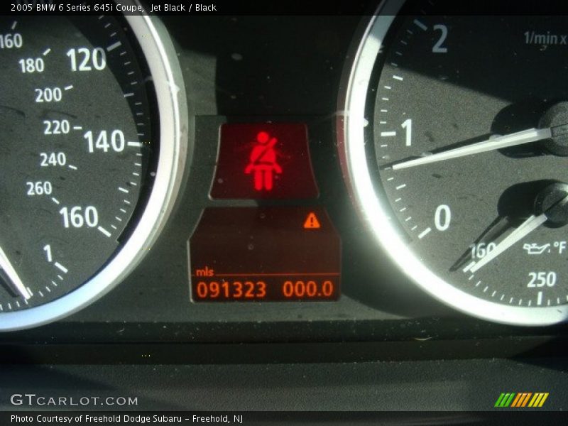 Jet Black / Black 2005 BMW 6 Series 645i Coupe