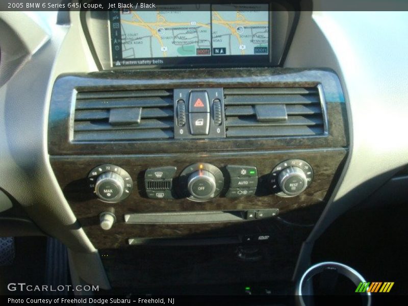 Jet Black / Black 2005 BMW 6 Series 645i Coupe