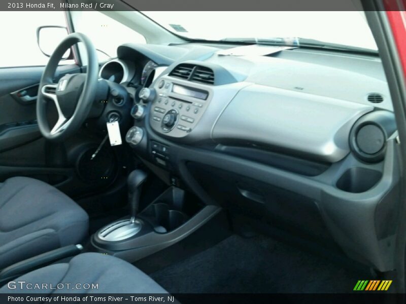 Milano Red / Gray 2013 Honda Fit