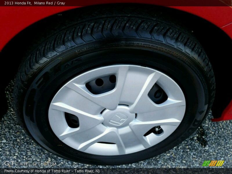 Milano Red / Gray 2013 Honda Fit