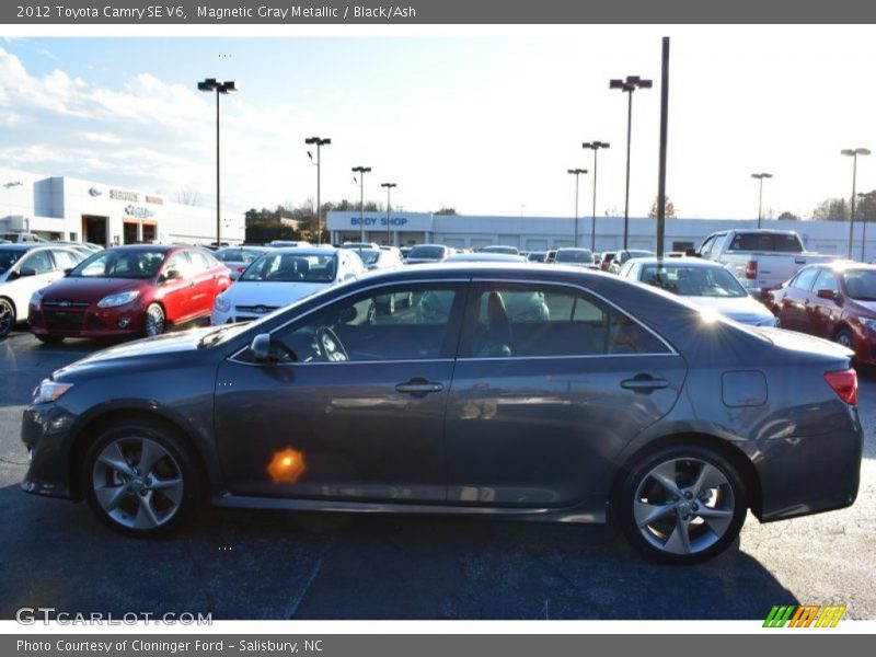 Magnetic Gray Metallic / Black/Ash 2012 Toyota Camry SE V6