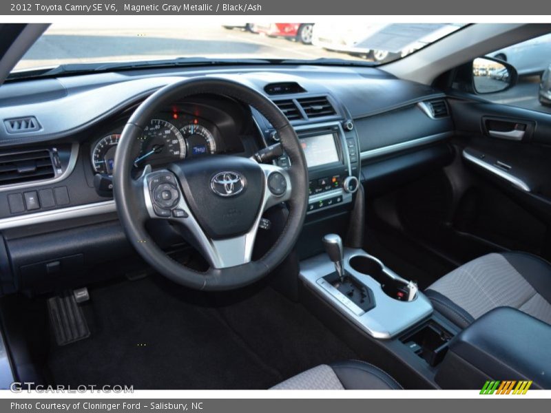 Magnetic Gray Metallic / Black/Ash 2012 Toyota Camry SE V6