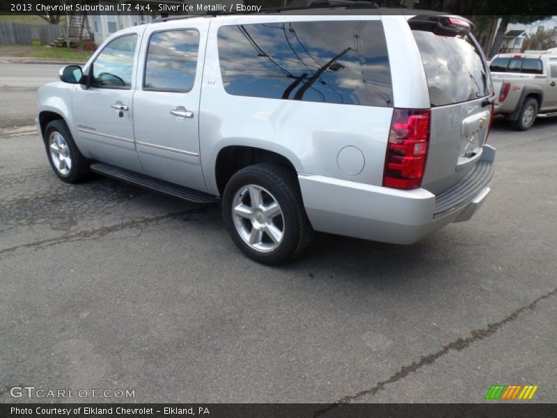 Silver Ice Metallic / Ebony 2013 Chevrolet Suburban LTZ 4x4