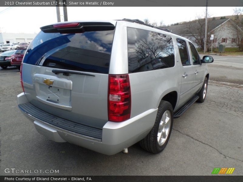 Silver Ice Metallic / Ebony 2013 Chevrolet Suburban LTZ 4x4
