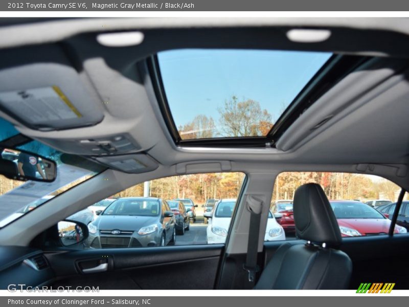 Magnetic Gray Metallic / Black/Ash 2012 Toyota Camry SE V6
