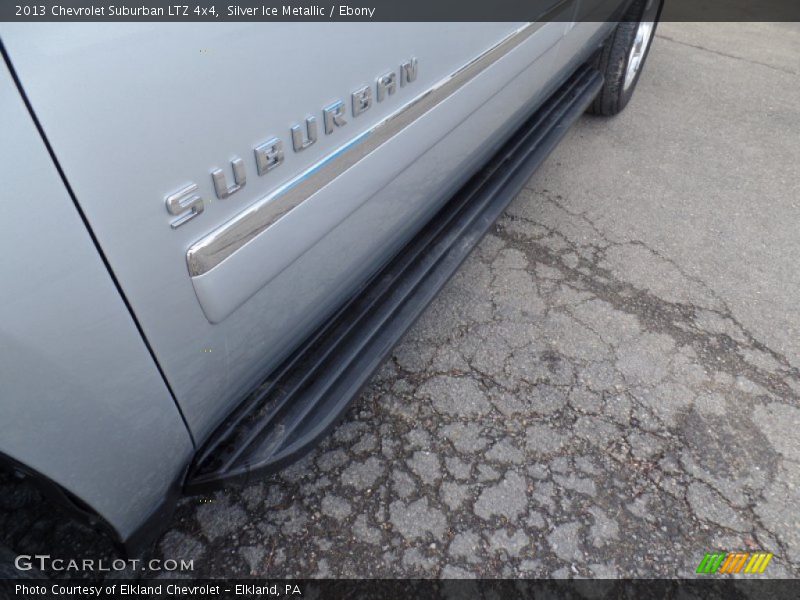 Silver Ice Metallic / Ebony 2013 Chevrolet Suburban LTZ 4x4
