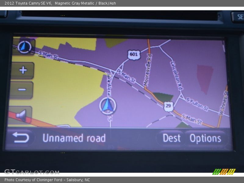 Magnetic Gray Metallic / Black/Ash 2012 Toyota Camry SE V6