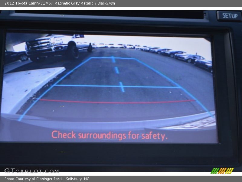 Magnetic Gray Metallic / Black/Ash 2012 Toyota Camry SE V6
