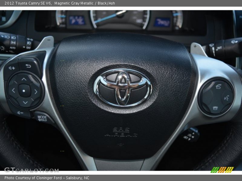 Magnetic Gray Metallic / Black/Ash 2012 Toyota Camry SE V6
