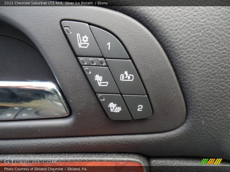 Silver Ice Metallic / Ebony 2013 Chevrolet Suburban LTZ 4x4