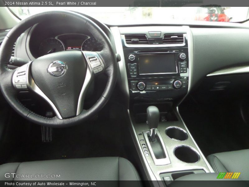Pearl White / Charcoal 2014 Nissan Altima 2.5 SL