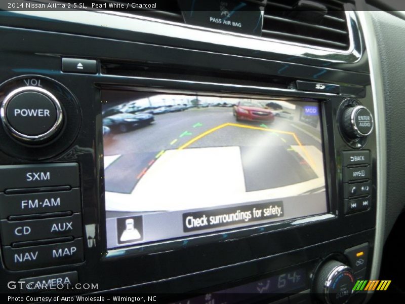 Pearl White / Charcoal 2014 Nissan Altima 2.5 SL