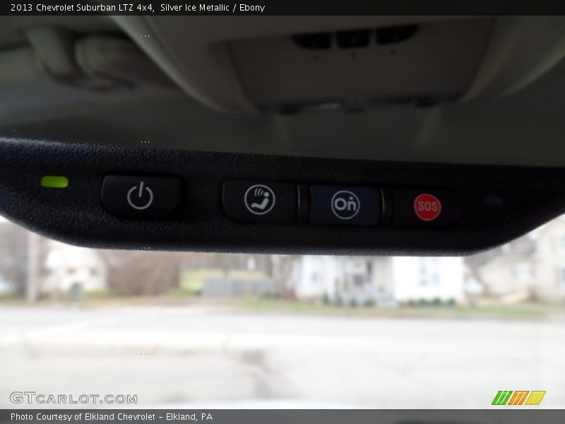 Silver Ice Metallic / Ebony 2013 Chevrolet Suburban LTZ 4x4