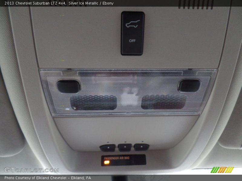 Silver Ice Metallic / Ebony 2013 Chevrolet Suburban LTZ 4x4